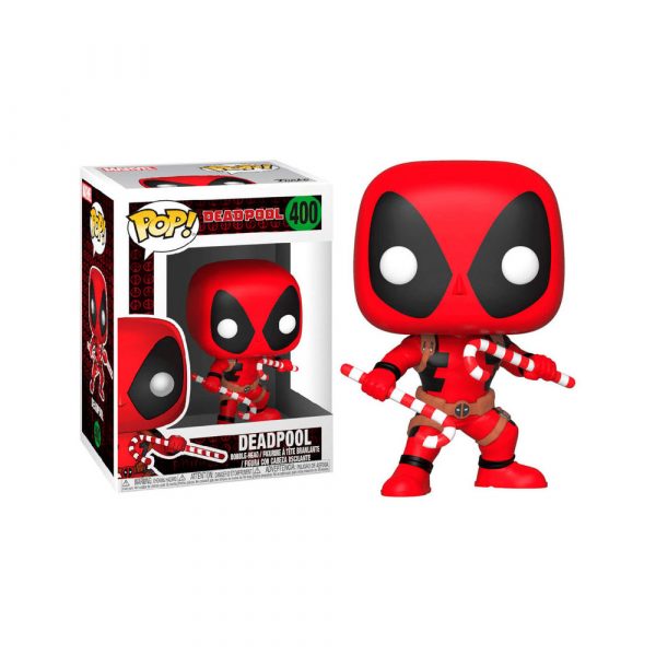 Figura POP Marvel Deadpool Holiday with Candy Canes a