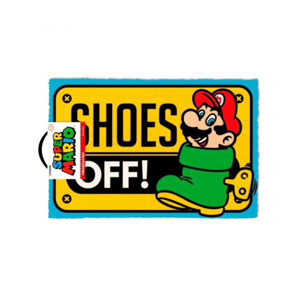Felpudo Super Mario Shoes Off