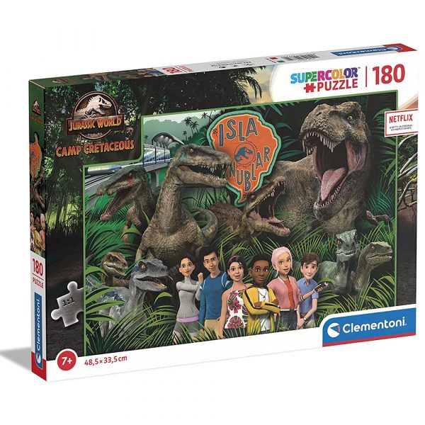 Puzzle Camp Cretaceous Jurassic World 180pzs