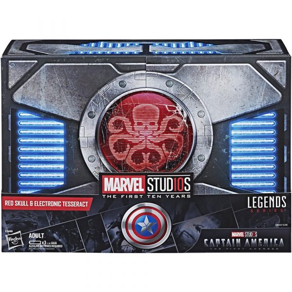 Figura Marvel Legends SDCC 2018 Exclusive Red Skull Figure & Electronic Tesseract