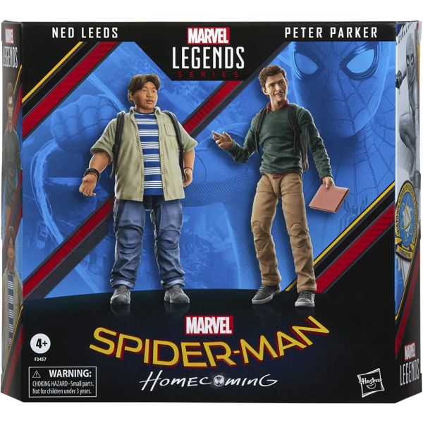 Figura Marvel Legends Set 2 figuras Peter Parker y Ned Leeds Spiderman Homecoming