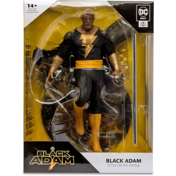 Figura Black Adam Estatua Posada
