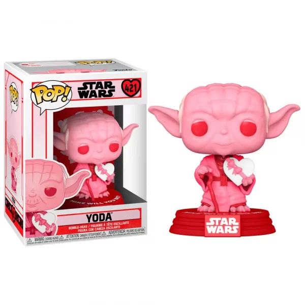Figura POP Star Wars Valentines Yoda with Heart a