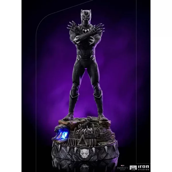The Infinity Saga Black Panther Deluxe Estatua Art Scale